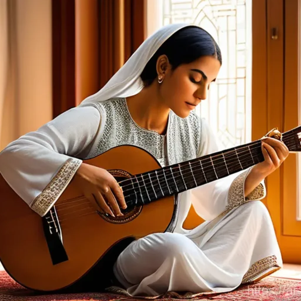 음악테라피사 실습 보고서 - **Prompt 1: Music as a Deep Soul Healer in an Arab Setting**
    "A serene, warm-toned image capturi...
