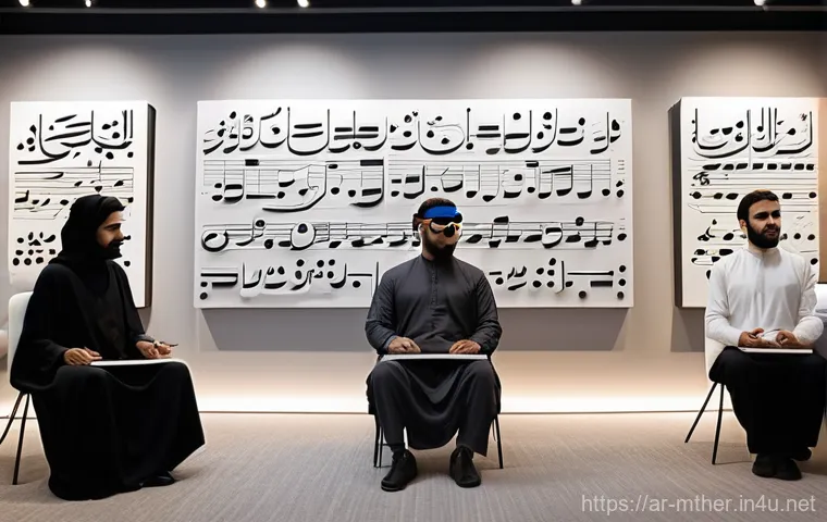 음악테라피사 기술 - A heartwarming and engaging music therapy session in a brightly lit, cheerful community center desig...